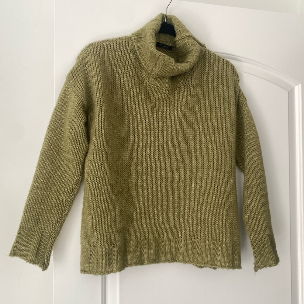 Roberto Collina - Olive Green Turtleneck Sweater